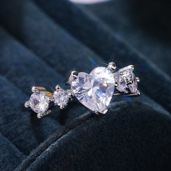 New Fashion Exquisite Promise Eternal Love Heart Ring, GPMB1523 - Picture 1 of 6